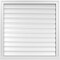 Ekena Millwork Vertical Surface Mount PVC Gable Vent: Functional, w/ 2"W x 2"P Brickmould Sill Frame, 34"W x 34"H GVPVE34X3403SF - alternate 1